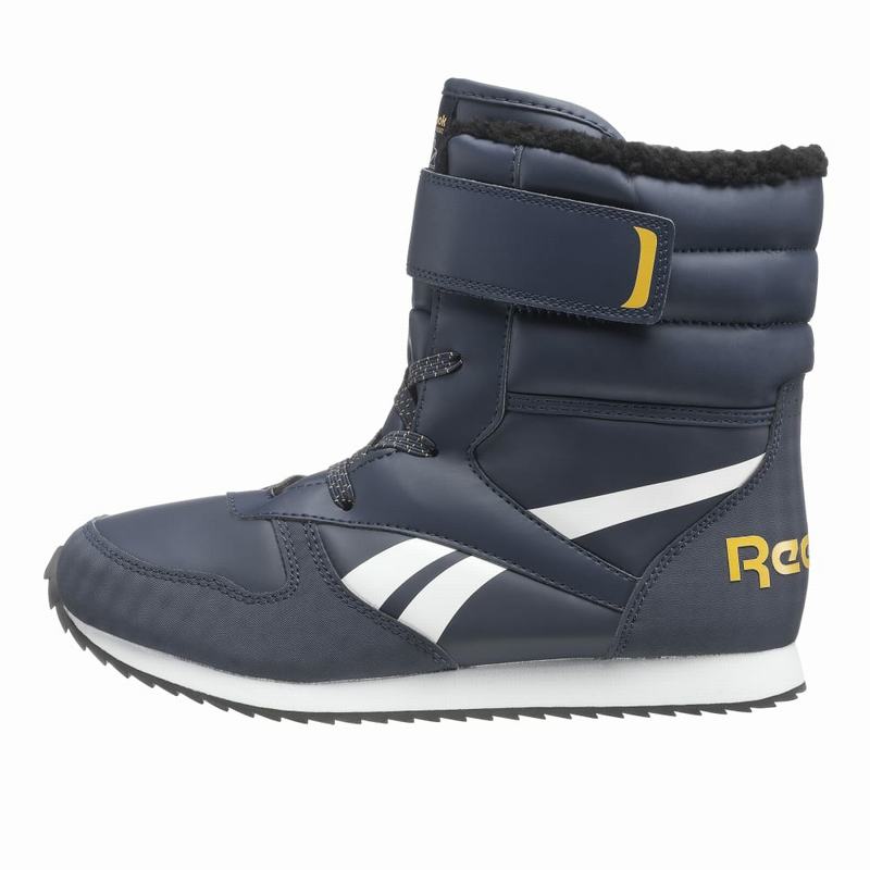 Ghete Iarna Reebok Cl Snow Jogger Baieti Bleumarin/Albi Romania AR1245BI